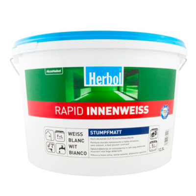 Herbol - Rapid Innenweiss bianco - Idropittura murale lavabile con elevato potere coprente