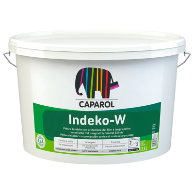 Caparol - Indeko-W bianco - Pittura antimuffa a largo spettro